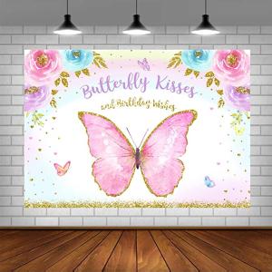 Happy Birthday Butterfly BACKDROPS