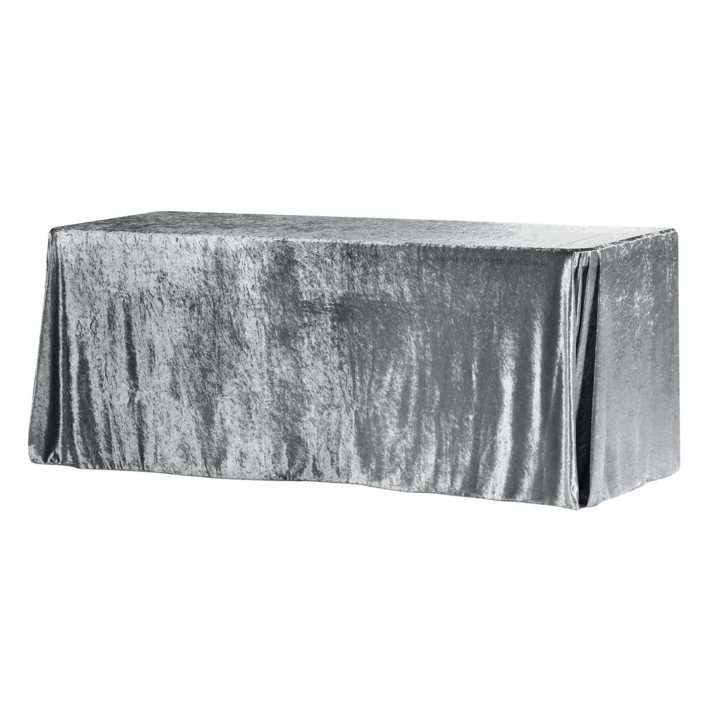 90"X132" Crush Velvet Rectangle Tablecloths