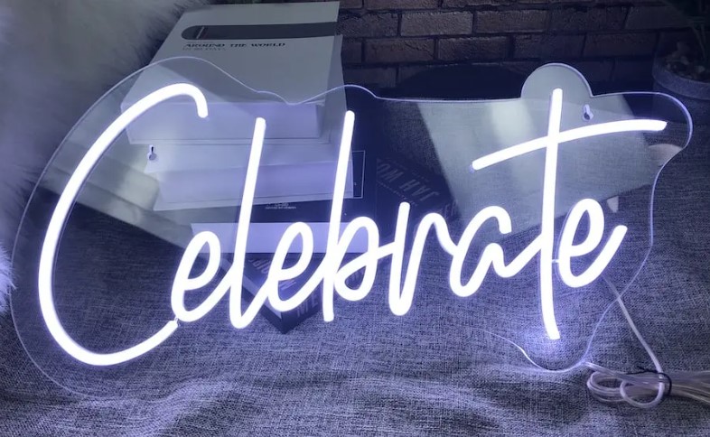 Celebrate Neon Sign