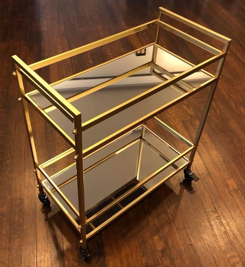 Gold Bar Cart