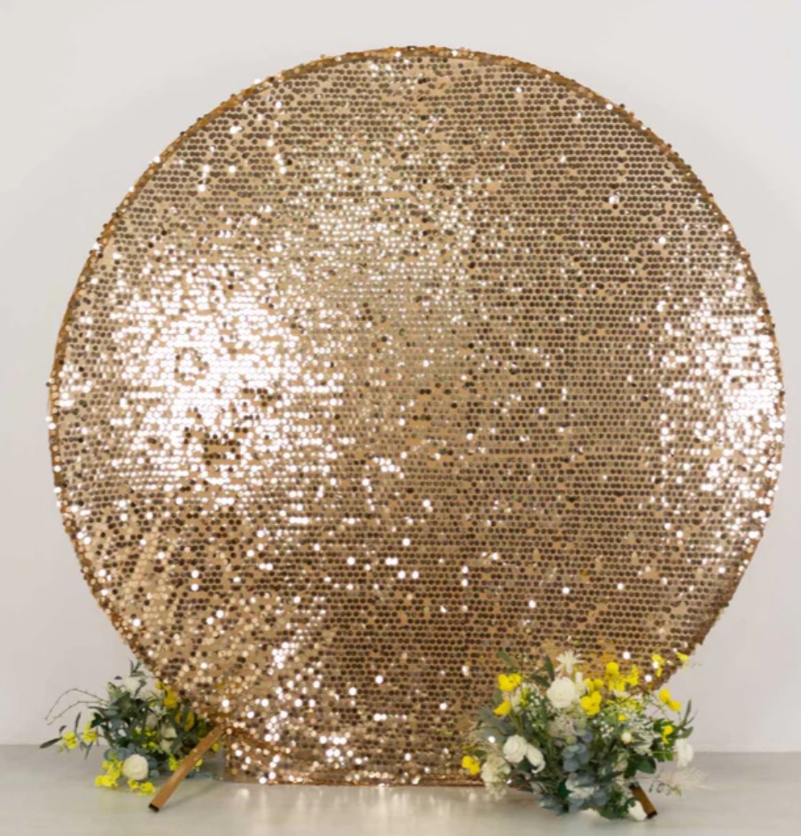 7.5ft Gold Arch Frame