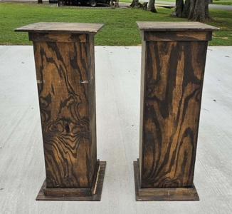 Solid Wood Pedestals 