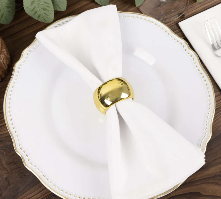 Solid Gold Napkin RIng