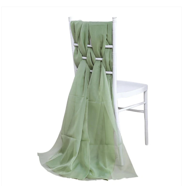 Chiffon Chair Sash 22"x78"