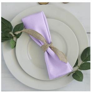 Pack of 5 20x20" Polyester Napkins