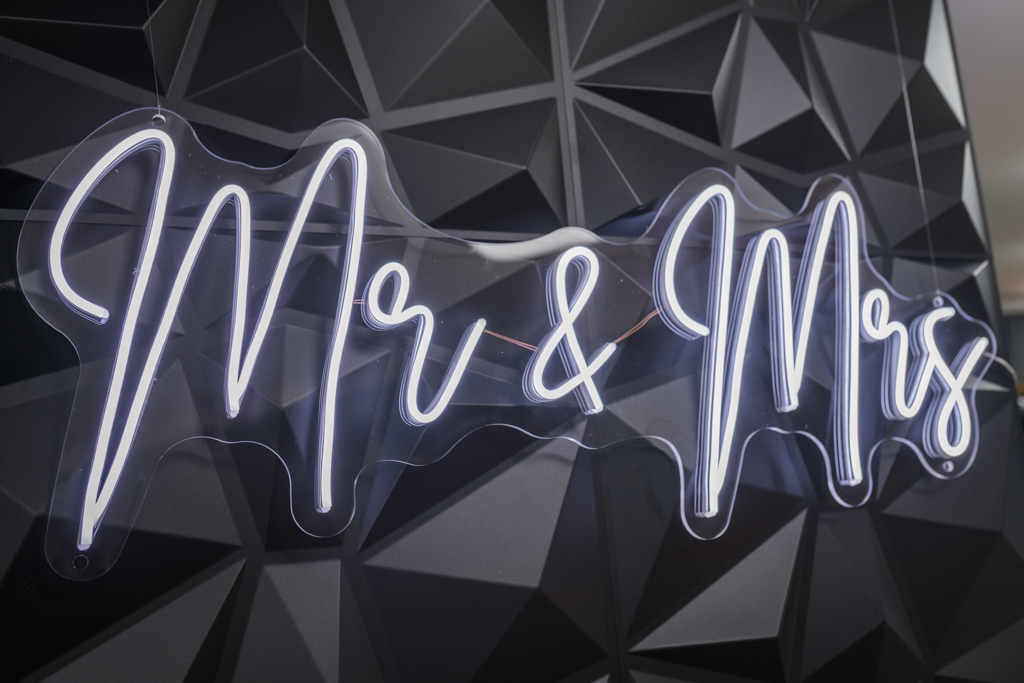 Mr & Mrs Neon Sign