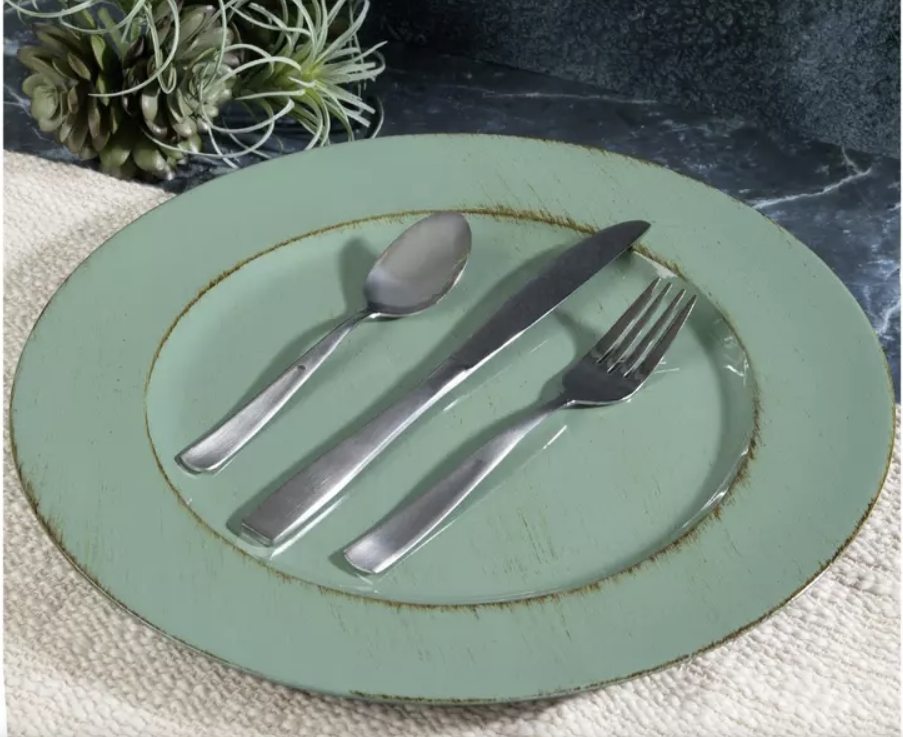 Rustic Sage Charger