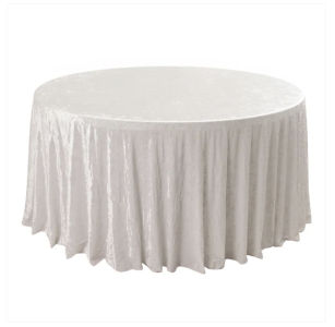 120" Velvet Round Tablecloths