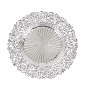 Silver Vintage Charger