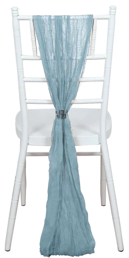 Cheesecloth Chair Sashes