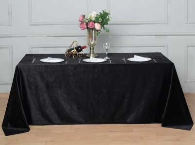 Velvet Rectangle Tablecloth