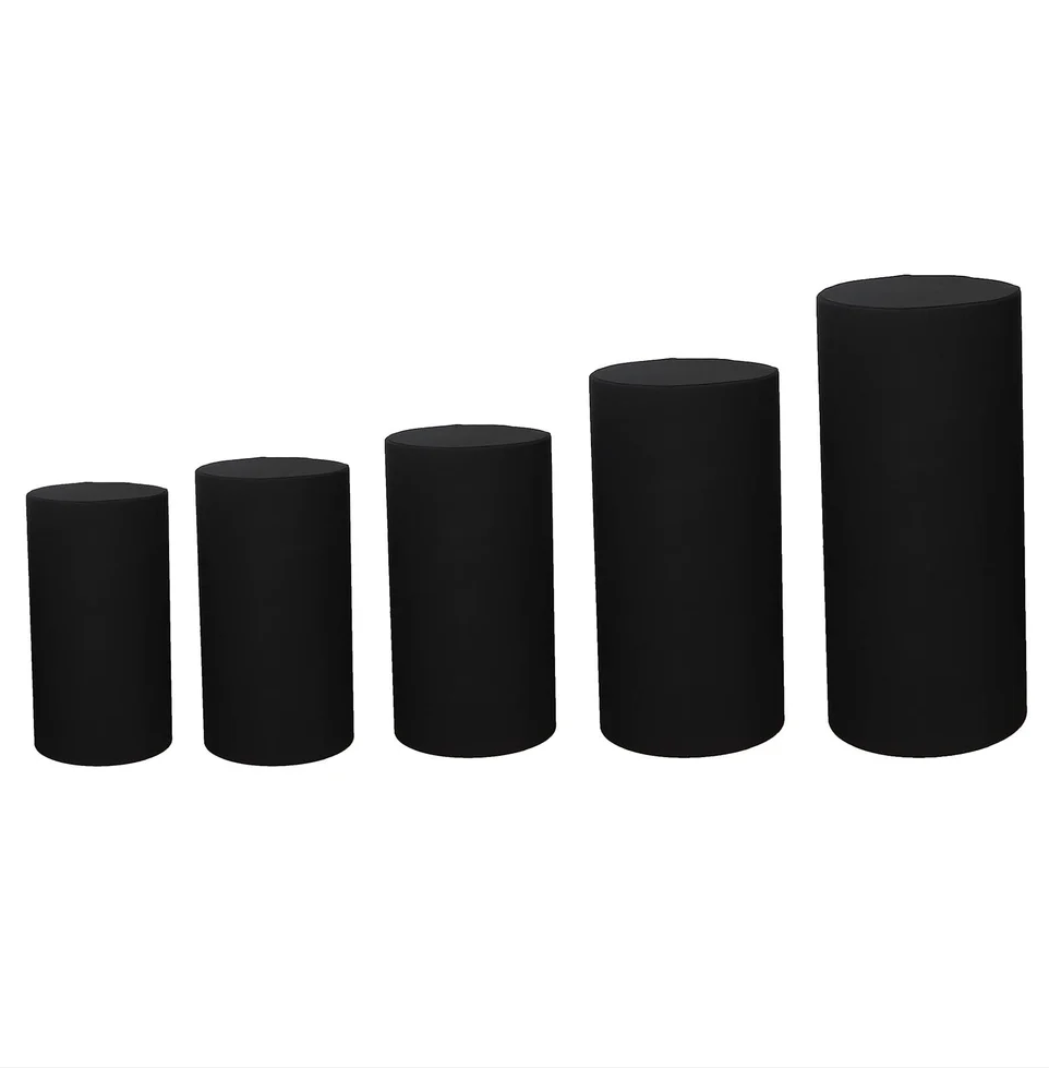 Set of 5 Spandex Cylinder Covers