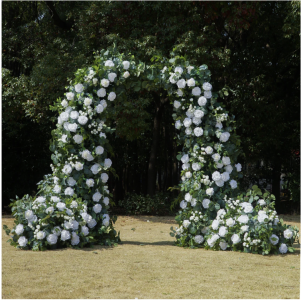Rose & Vine Floral Horns