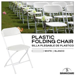 White Folding Plastic Chairs