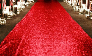 Red Sequin Aisle Runner