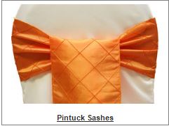 Chair Sashes - Pintuck
