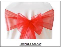 Chair Sashes - Organza