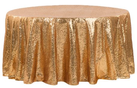 Glamour Glitz Tablecloth (Round)