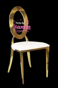 Gold Oval Chair