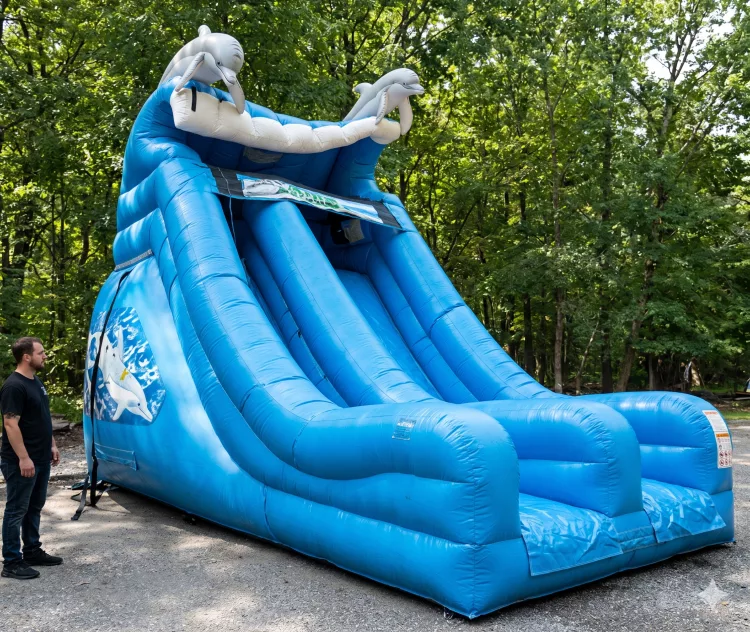 20' Giant Dolphin Dry Slide
