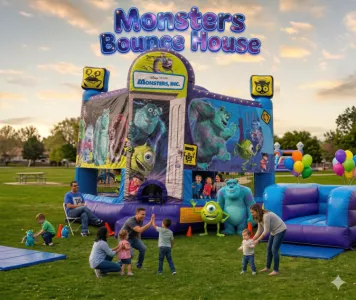 Monsters Inc Bounce House