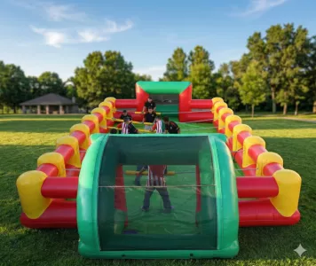 Human Soccer/Foosball Game (10 Players)