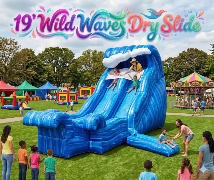 Wild Waves Dry Slide 19'