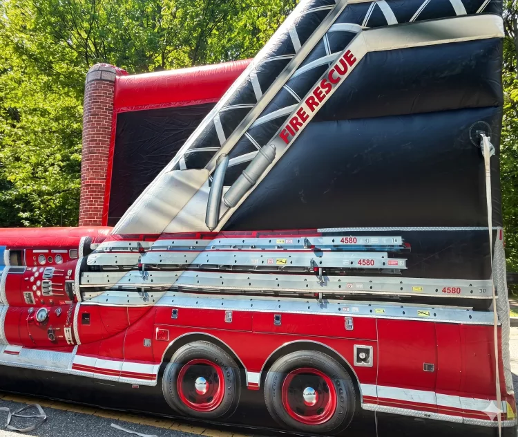 Fire Station 5 in 1 Bounce House/Slide Combo