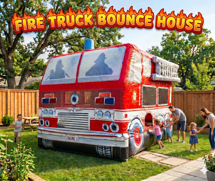 Fire Truck Bounce House