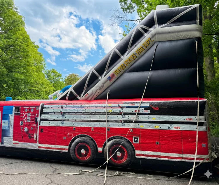 Giant 20' Firetruck Slide