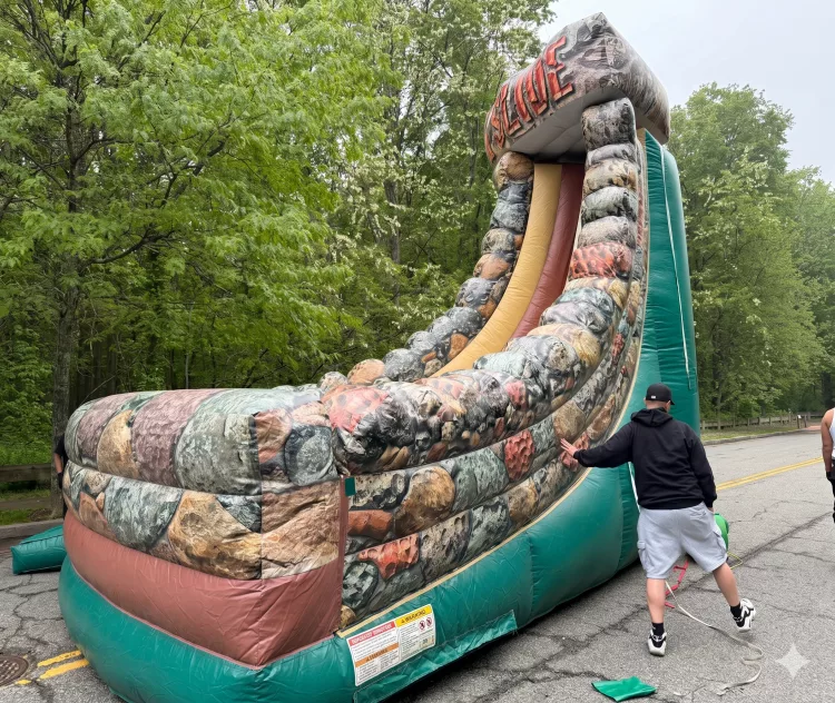 Kiddie Rockwall Bounce/Climb/Slide