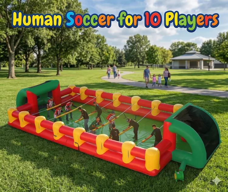 Human Soccer/Foosball Game (10 Players)