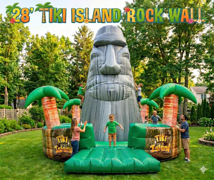 Tiki Island Rock Wall 28'