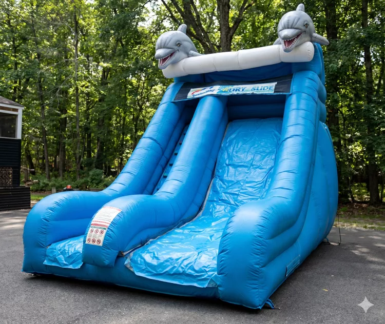 20' Giant Dolphin Dry Slide