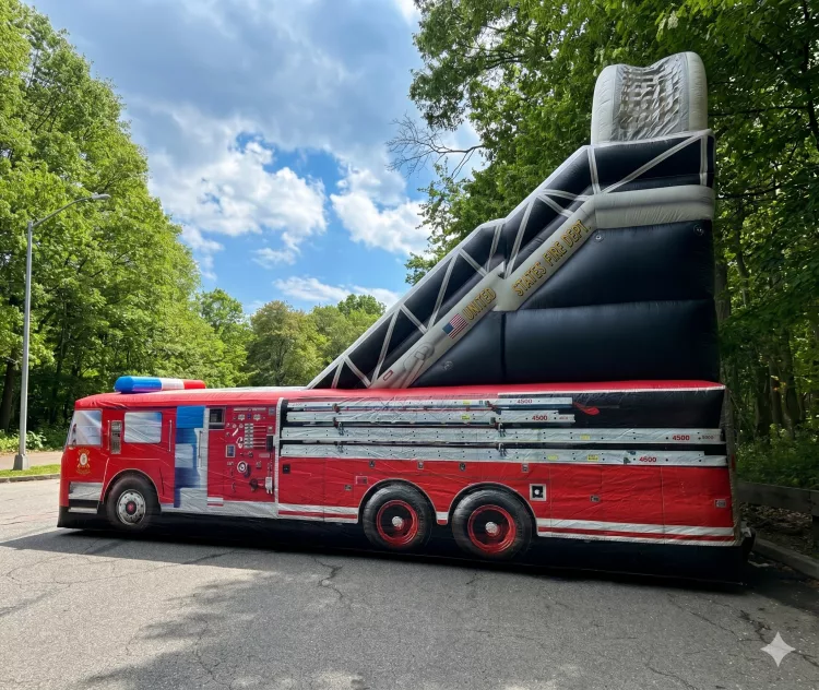 Giant 20' Firetruck Slide