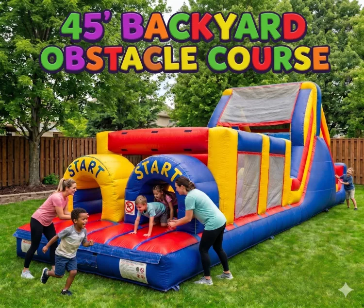 45' Backyard Obstacle Course