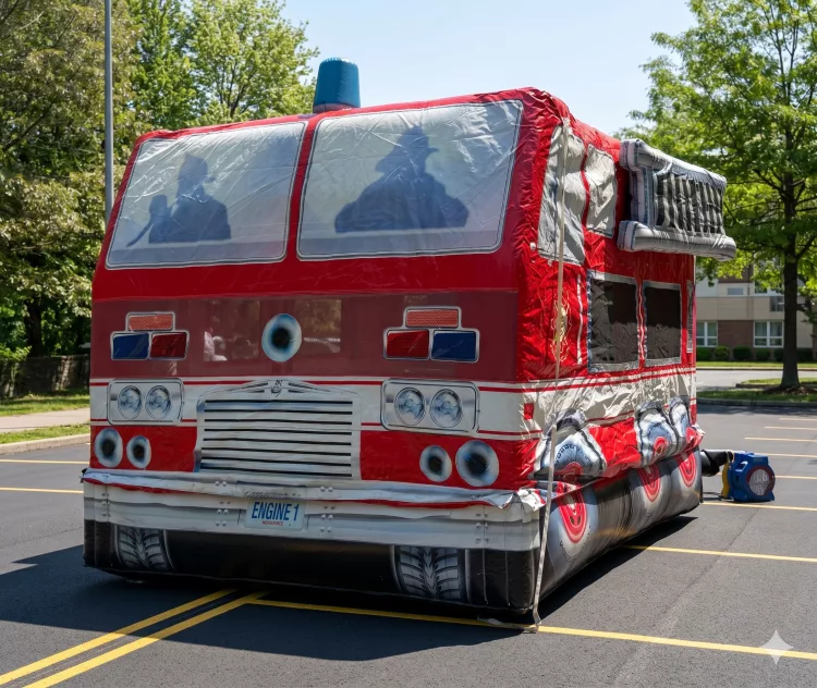 Fire Truck Bounce House