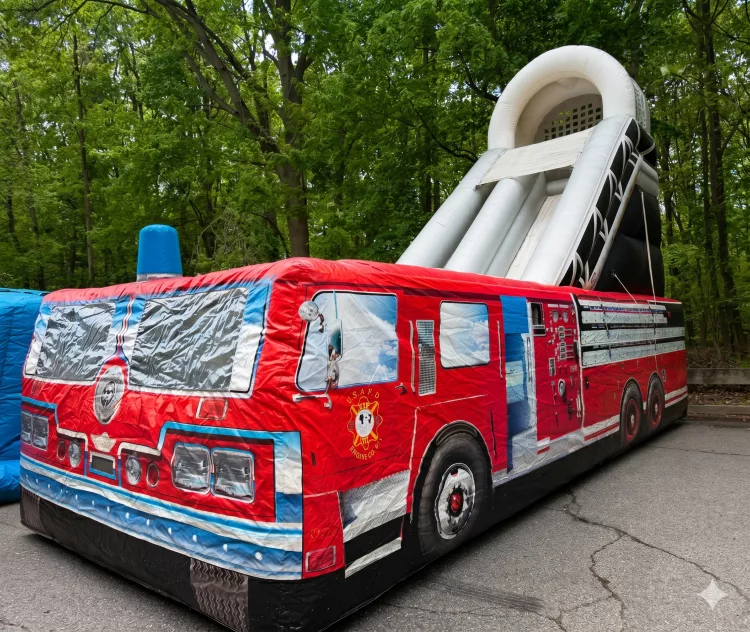 Giant 20' Firetruck Slide