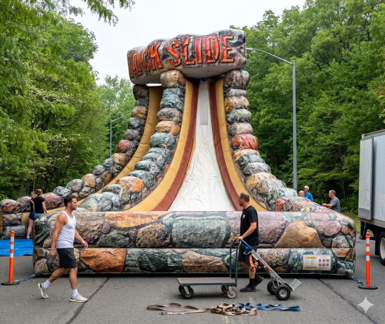 Kiddie Rockwall Bounce/Climb/Slide