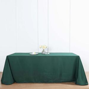 90x156 Hunter Green Tablecloth