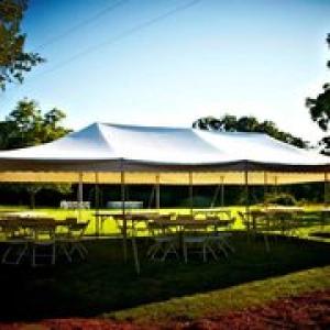 20 x 40 White Tent