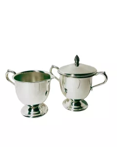 Creamer & Sugar Set- Vintage Silverplate-