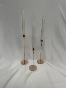 Candle Holders - Gold Tapered