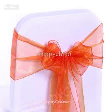 Orange Chair Bows