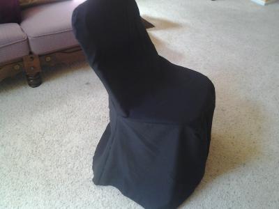 A-Black Chair Cover