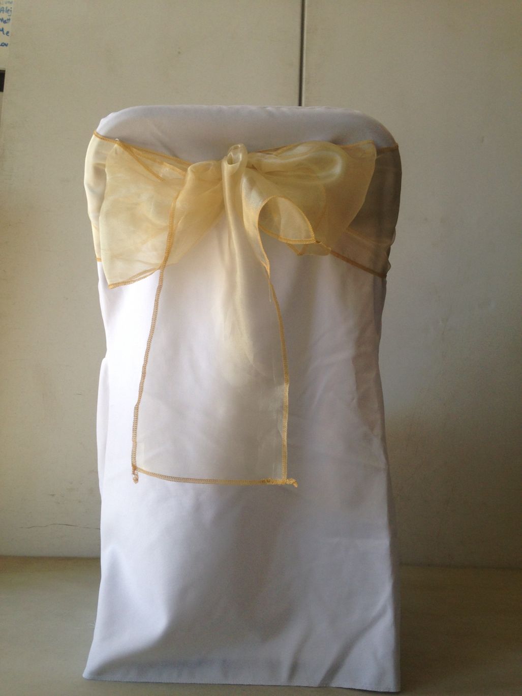 Gold Chair Bows