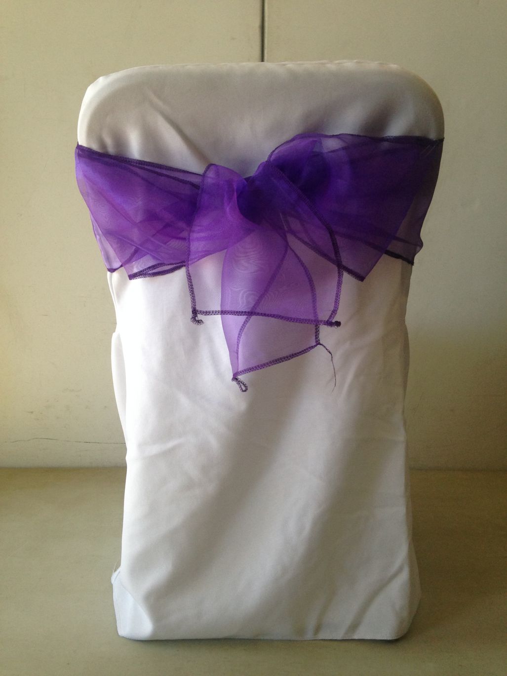 Purple Chair Bows